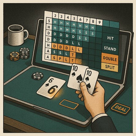 How To Use Basic Strategy Charts In Online Blackjack