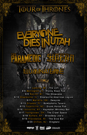 Everyone Dies In Utah Announce New Tour With Illuminate Me, The Paramedic And Sirena