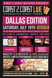 Coming Soon: July 19th Coast 2 Coast Live In Dallas, Texas