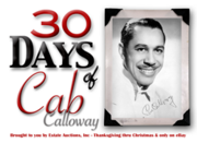 30 Days Of Cab Calloway Kicks Off Thanksgiving Week On eBay