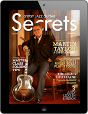 Multi-Award Winning Guitarist, Composer, And Educator, Dr. Martin Taylor, MBE Featured In Gypsy Jazz Guitar Secrets Magazine