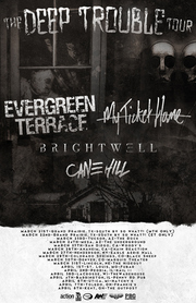 Evergreen Terrace And My Ticket Home Co-Headlining The Deep Trouble Tour Featuring Support From Brightwell And Cane Hill