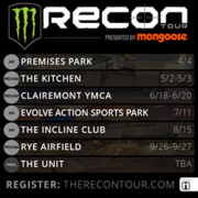 2015 Monster Army Recon Tour Dates And Partnerships Announced - Recon Tour Partners With Mongoose Bikes And Expands The PRO/AM Tour