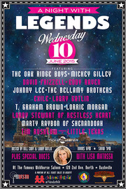 Johnny Lee & Shenandoahs Marty Raybon Join Star-Studded Line-Up For A Night With Legends Concert At The Wildhorse Saloon June 10