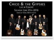 Chico (Founder Of Gipsy Kings) & The Gypsies To Make Their USA Debut Concert In Burbank Starlight Bowl Amphitheatre On June 25, 2016