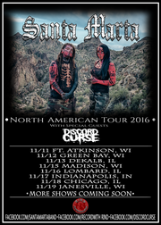 USA Based Band Santa Marta Announces Fall 2016 North American Tour