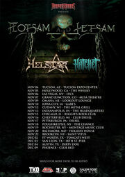 Helstar To Tour USA With Flotsam & Jetsam, Hatchet