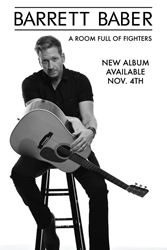 Barrett Baber Releases Full Length Album Less Than One Year After His 3rd Place Finish On NBCs The Voice