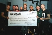 Dolores ORiordans Children Presented With $250,000 Check By Bad Wolves