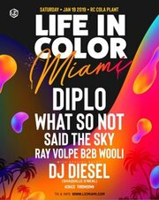 Diplo To Headline Life In Color Miami 2019