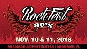 Rockfest 80s November 10 & 11, 2018