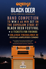 Black Deer Festival And Orange Amps Band Competition!