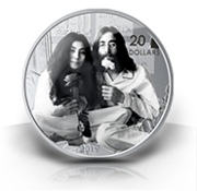 Royal Canadian Mint Silver Coin Celebrates 50th Anniversary Of Plastic Ono Bands Give Peace A Chance