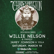Chris Stapleton To Headline First Event At Texas Rangers Globe Life Field
