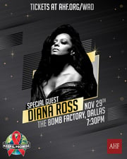 AHF To Host 2019 World Aids Day Concert In Dallas With Special Guest Diana Ross