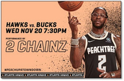 2 Chainz And T.R.U. Artists To Perform At Atlanta Hawks First Peachtree Night On November 20