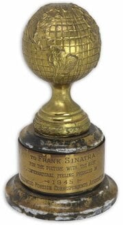 Frank Sinatras 1945 Golden Globe Award For Film Promoting Jewish Tolerance To Be Auctioned