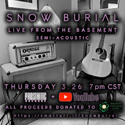 Snow Burial Plan Live Stream To Benefit Local Food Bank