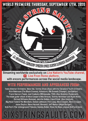 Legendary Guitarists And Musicians To Participate In Six String Salute Virtual Concert!