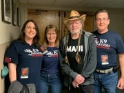 K9 Partners For Patriots Increases PTSD Awareness With Help From Willie Nelson