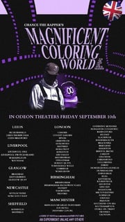 Chance The Rappers Concert Film Magnificent Coloring World, Premieres In The UK, Canada And Ireland At Select Theatres