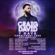 Craig David Announces 7 Days Commitment Tour; First Live Band Tour Across North America In Nearly Two Decades