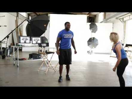 Country Music's Kellie Pickler Teaches Fellow Team Rockin' Refuel Member And Football Star Patrick Willis New Celebration Dance Moves