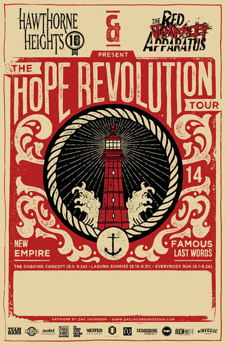 TWLOHA Presents: The Hope Revolution Tour, Co-Headlined By Hawthorne Heights & The Red Jumpsuit Apparatus