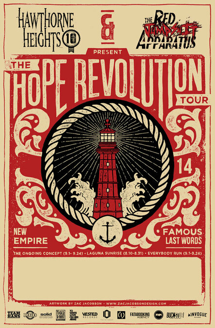 Tickets Now On Sale For To Write Love On Her Arms Presents: The Hope Revolution Tour Co-Headlined By Hawthorne Heights and The Red Jumpsuit Apparatus