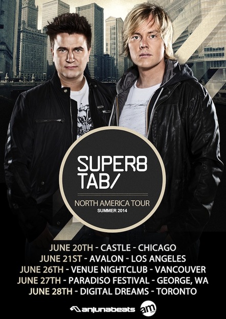 Album Nearly Finished, Super8 & Tab Return To North America For June Tour