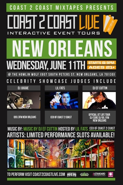 Coast 2 Coast Live Comes To New Orleans, Louisiana June 11, 2014