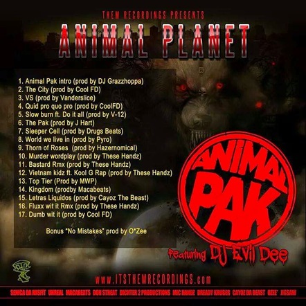 Animal Pak + DJ Evil Dee - "Animal Planet" (New Mixtape)