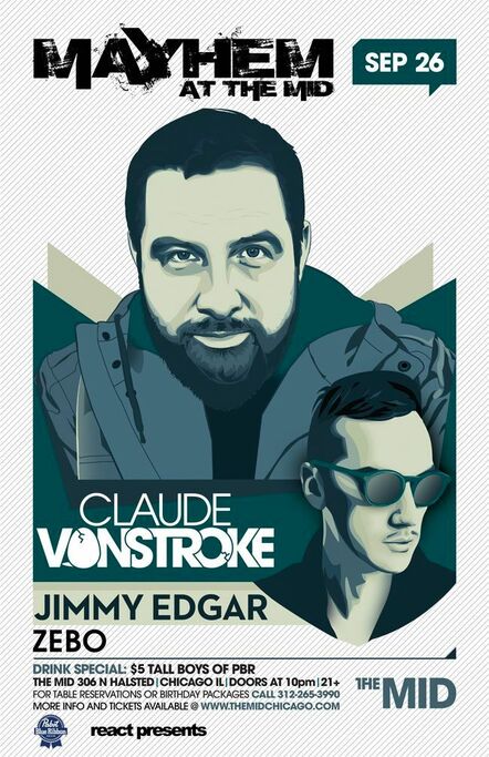 Claude Vonstroke - Jimmy Edgar - Zebo At Chicago!