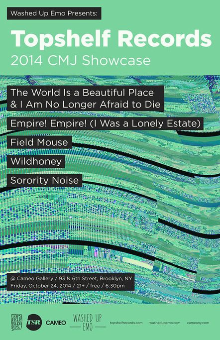 Washed Up Emo Presents: Topshelf Records' 2014 CMJ Showcase