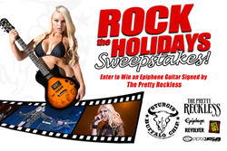 One Sturgis Buffalo Chip Fan To Win A Rockin' Holiday Guitar Sgned By The Pretty Reckless