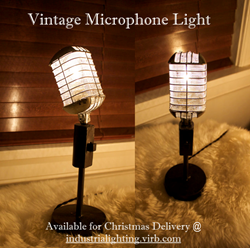 Vintage Microphone Light Available 2015