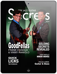 Frank Vignola & Vinny Raniolo Gonzalo Bergara Is Featured In Episode 12 Of Gypsy Jazz Guitar Secrets Magazine