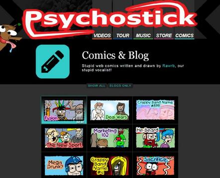 Have Ya Read Psychostick Web Comics! Check Out The Latest Written And Drawn By Vocalist Rawrb + Tour Dates With Downtown Brown And Urizen