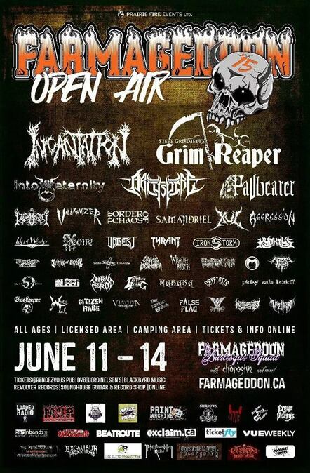 Farmageddon Open Air Announce Line Up With Grim Reaper, Pallbearer, Incantation, Into Eternity, Archspire And More!