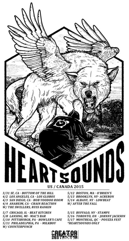 Heartsounds Announce US/Canada Tour Dates