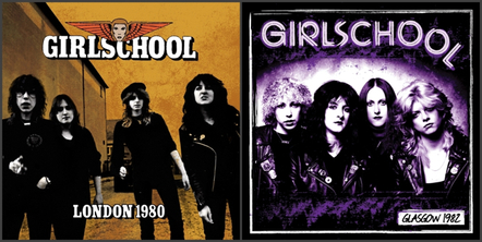 Legendary All-Female British Hard Rock Icons Girlschool Release Two Vintage Concert Performances!