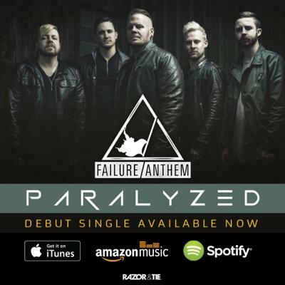 Failure Anthem Signs With Razor & Tie; Debut Video "Paralyzed" Premieres Today