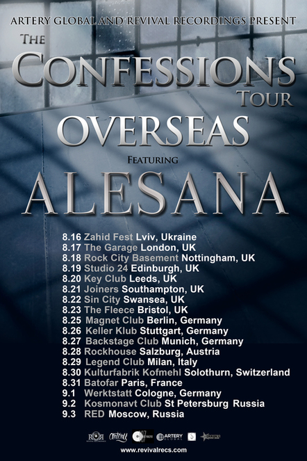 Alesana Announces The Confessions Tour Overseas