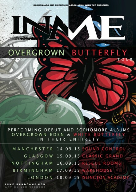 InMe Announce 'The Overgrown Butterflies Tour' September 2015