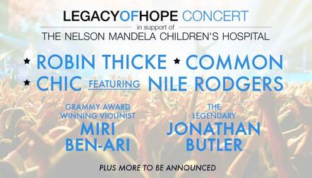 Robin Thicke, Common & Nile Rodgers To Perform At The Legacy Of Hope Foundation Concert
