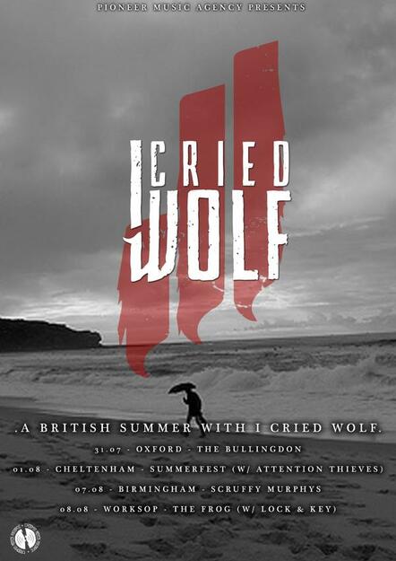 Crooked Noise Records Newest Signing, I Cried Wolf Are Hitting The Road This Summer