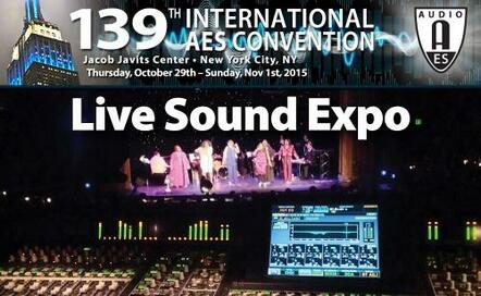 Live Sound Expo Topics Announced For 139th Audio Engineering Society Convention In New York City