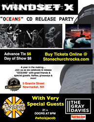 Mindset X Releases "Oceans" At The Stone Church On August 29, 2015