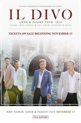 Il Divo To Bring Amor & Pasion Tour To North America