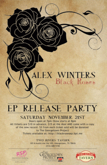 Alex Winters Partners With Georgetown Project For 'Black Roses' CD Release